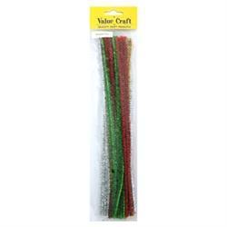 AussieSuperStore Art & Craft Essentials Chenille Sticks Glitter Chenille Sticks Glitter | Craft Supplies for Kids 9331468002857 VCCS01